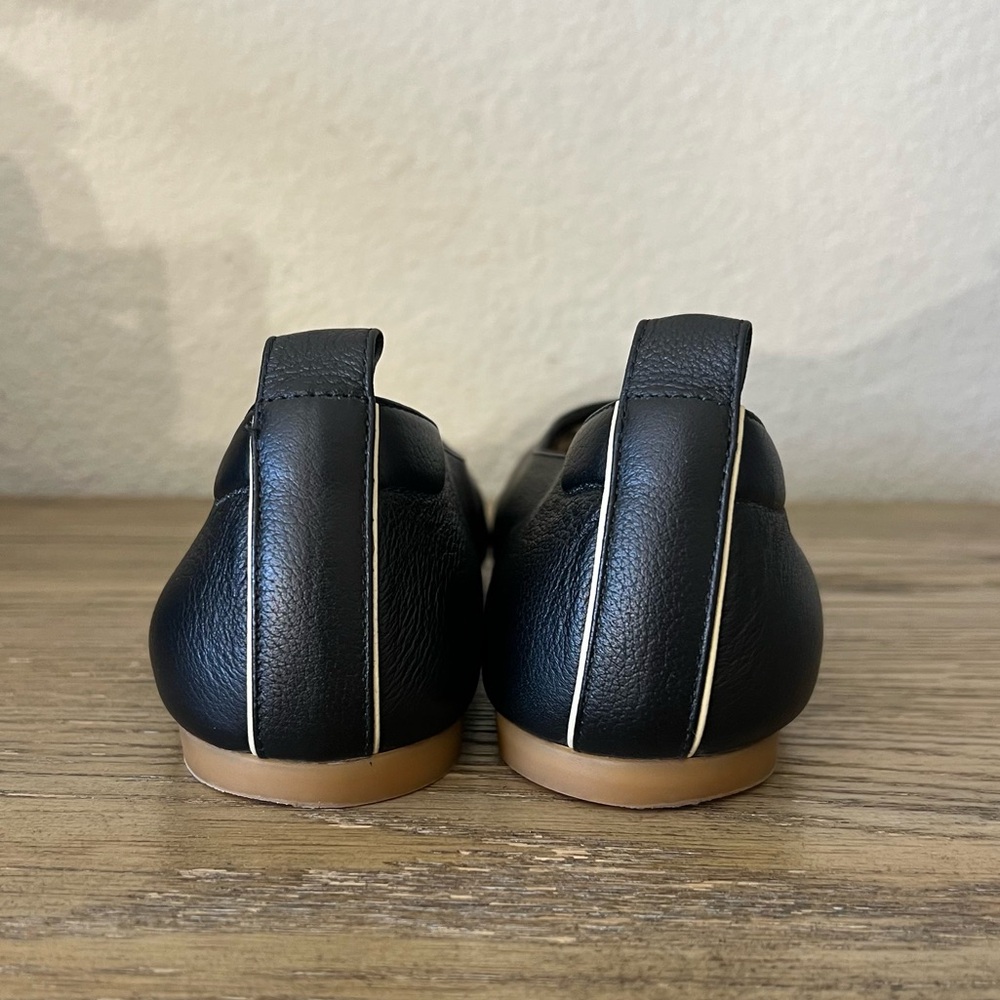 Everlane The Day Glove ballet flat black leather minimalist classic sz 8 - Picture 10 of 12
